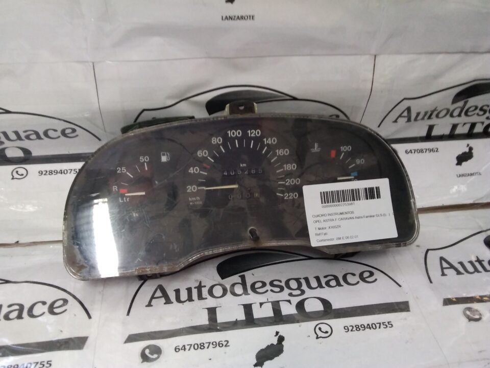 CUADRO INSTRUMENTOS OPEL ASTRA F CARAVAN Astra Familiar GLS (I)