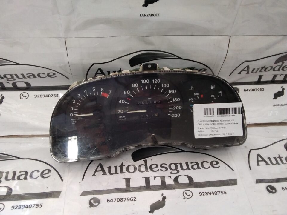 CUADRO INSTRUMENTOS OPEL ASTRA F CARAVAN Base