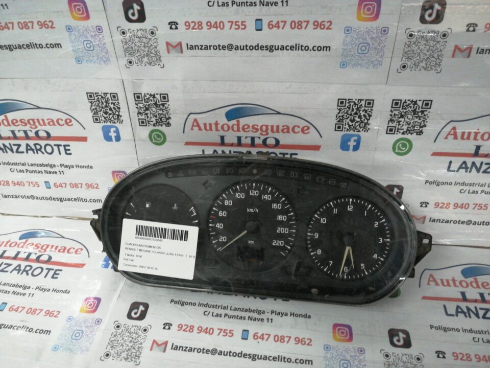 CUADRO INSTRUMENTOS RENAULT MEGANE I CLASSIC (LA0) 1.6 RN