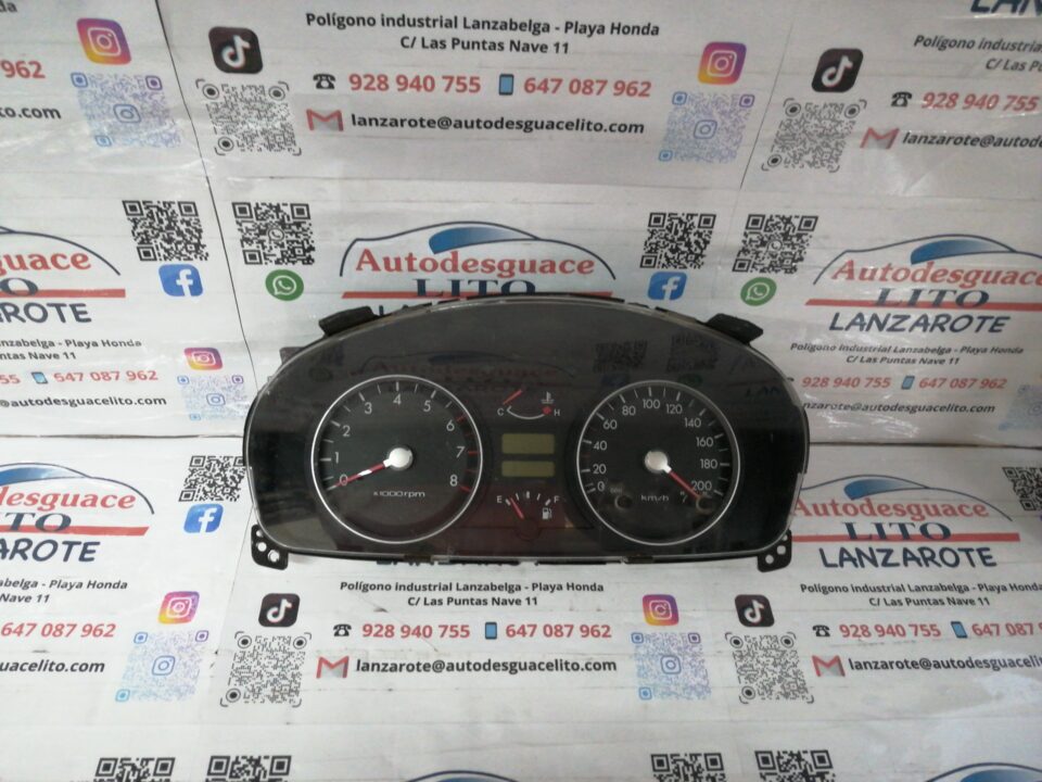 CUADRO INSTRUMENTOS HYUNDAI GETZ (TB) 1.1 Básico