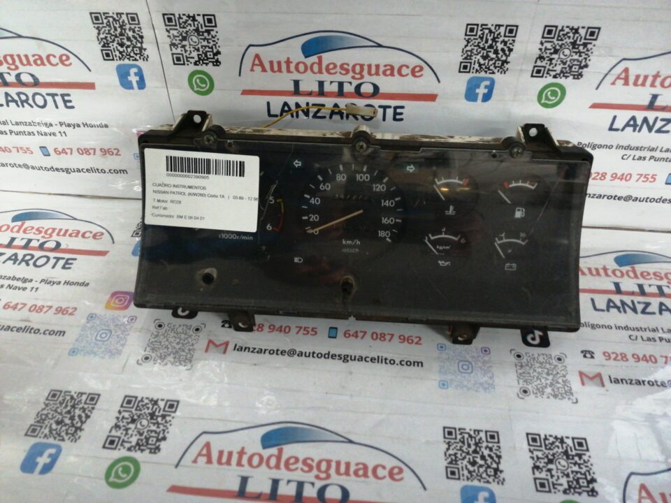 CUADRO INSTRUMENTOS NISSAN PATROL (KW260) Corto TA