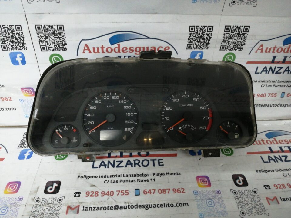 CUADRO INSTRUMENTOS PEUGEOT 306 CABRIOLET (S1)(01.1994) 1.6