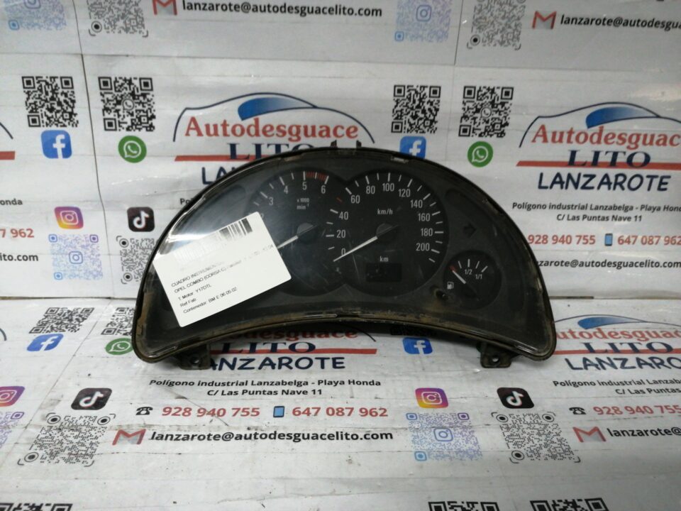 CUADRO INSTRUMENTOS OPEL COMBO (CORSA C) Familiar