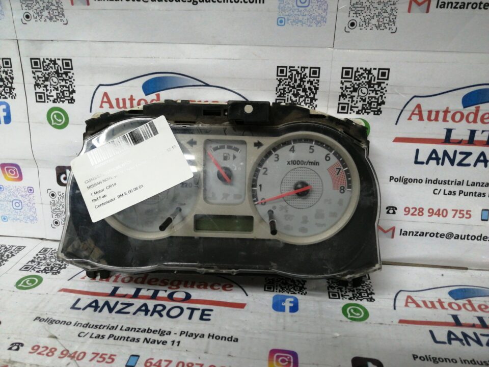 CUADRO INSTRUMENTOS NISSAN NOTE (E11E) Naru Edition