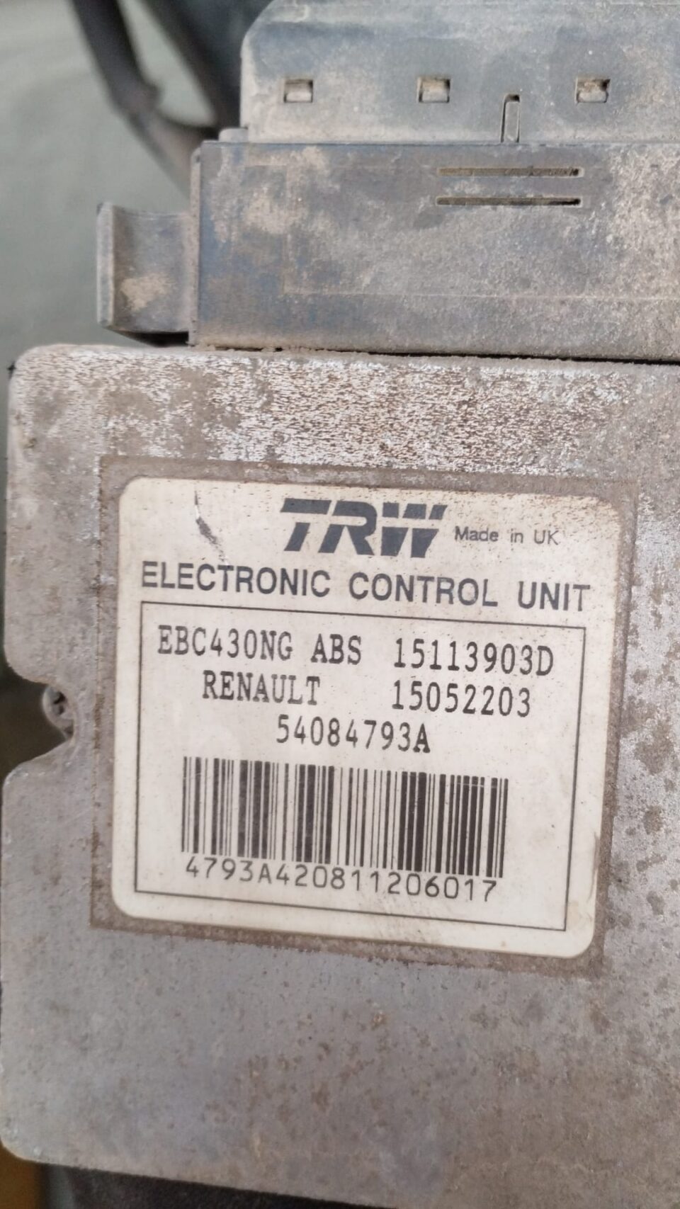 ABS RENAULT TRAFIC II FURGÓN L1H1 Caja cerrada corto