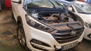 MANGUETA DELANTERA IZQUIERDA HYUNDAI TUCSON (TL) Classic blue - fotografía 3